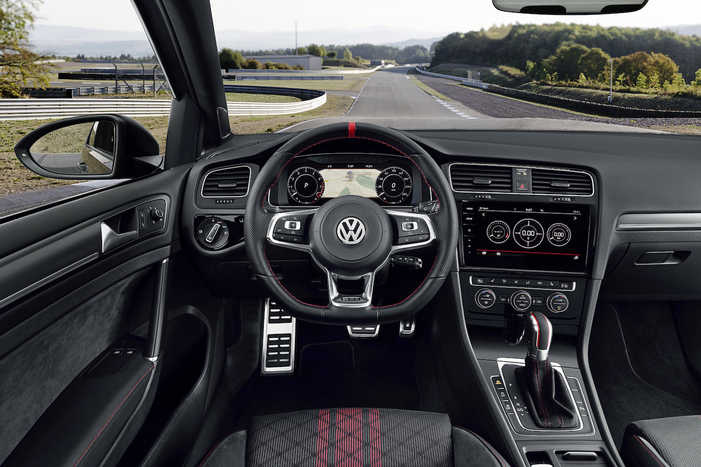 Volkswagen Golf GTI TCR Specia Edition driver's view